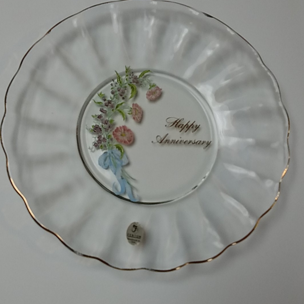 Fenton Anniversary Plate